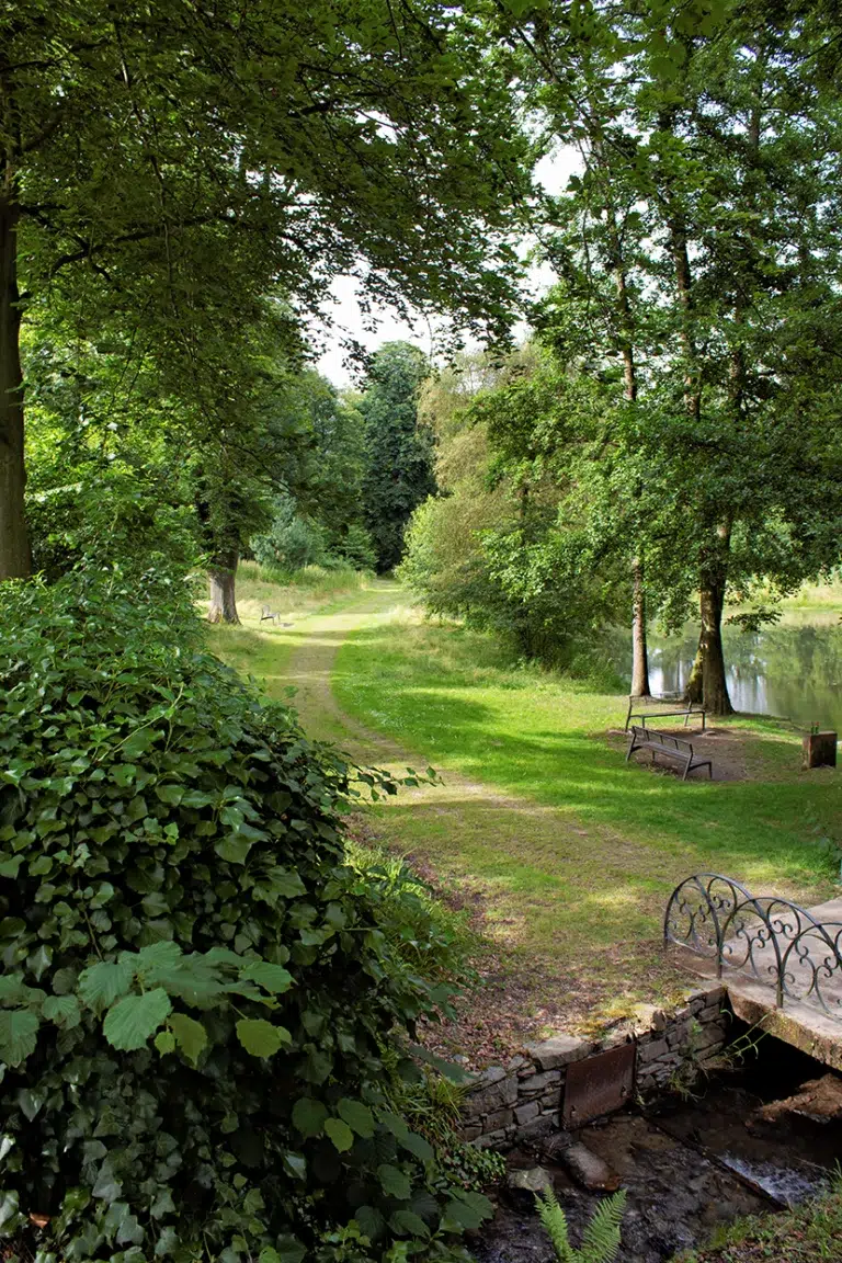 Marienberger Park in Boppard mit Blick auf dem weg