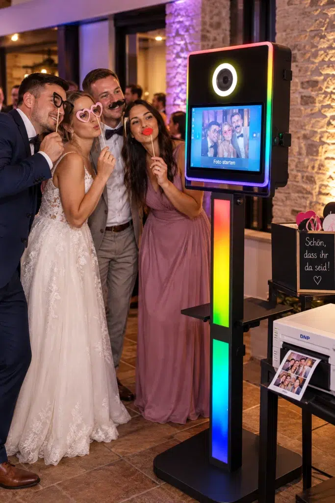 Fotobox Hochzeit Geburtstag Firmenfeier 1 Fotobox Feier