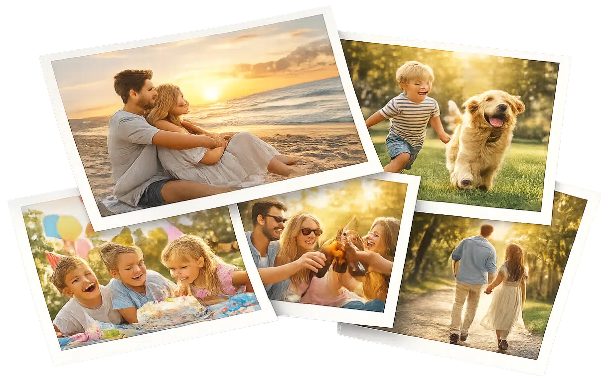 Gedruckte Fotoabzüge