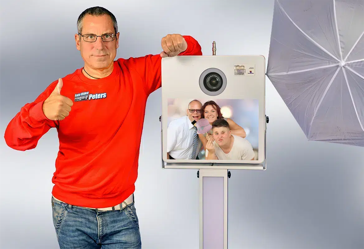 Fotobox auf einem Event